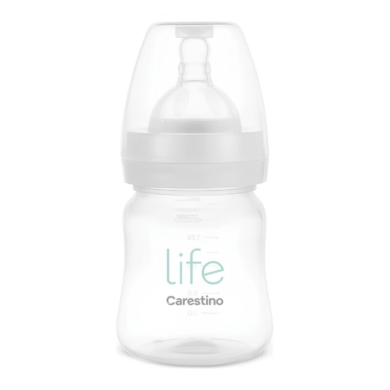 Extractor de Leche Eléctrico Carestino Life Con Mamadera Gris