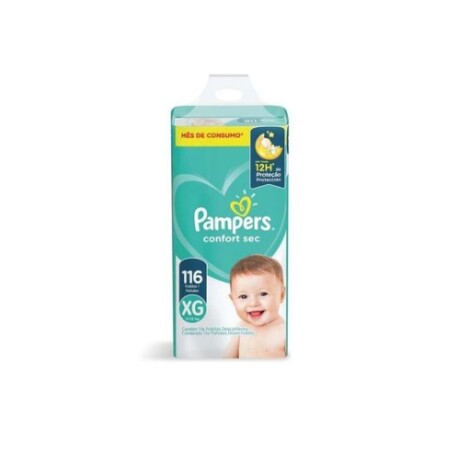 PAMPERS CONFORT SEC FORTE XG 116 PAÑALES PAMPERS CONFORT SEC FORTE XG 116 PAÑALES