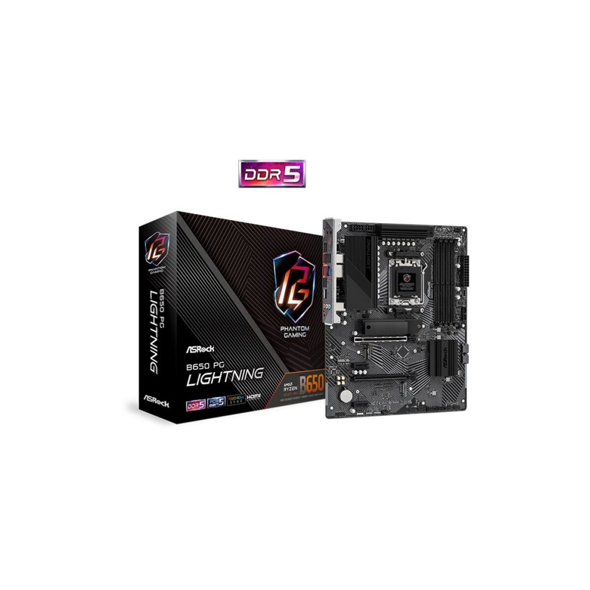 Motherboard Asrock AM5 B650 Pg Ligthning DDR5 