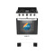 Cocina Combinada Enxuta Horno Electrico Doble Vidrio BLANCO