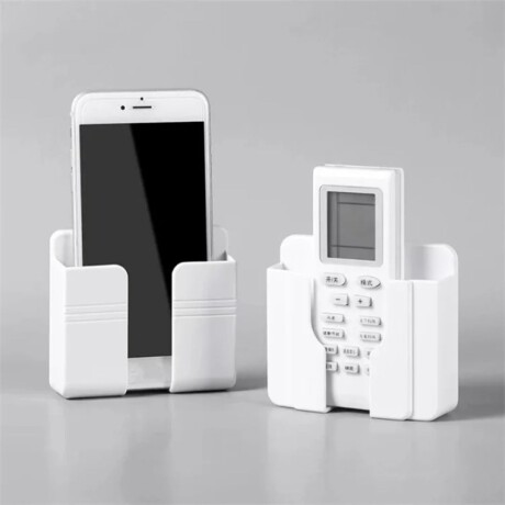 Soporte Adhesivo Pared Organizador Celular Y Control Remoto Soporte Adhesivo Pared Organizador Celular Y Control Remoto