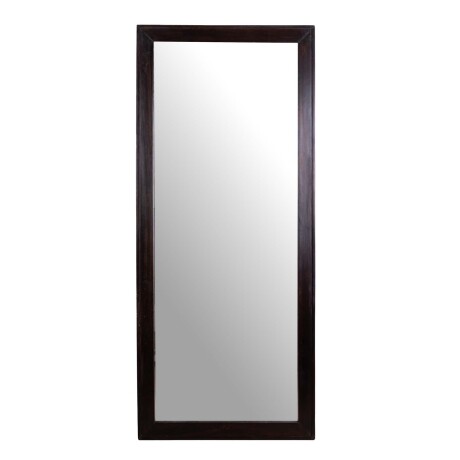 ESPEJO DE PARED MADERA-DE-MANGO MARRON RECTANGULAR AKIRA