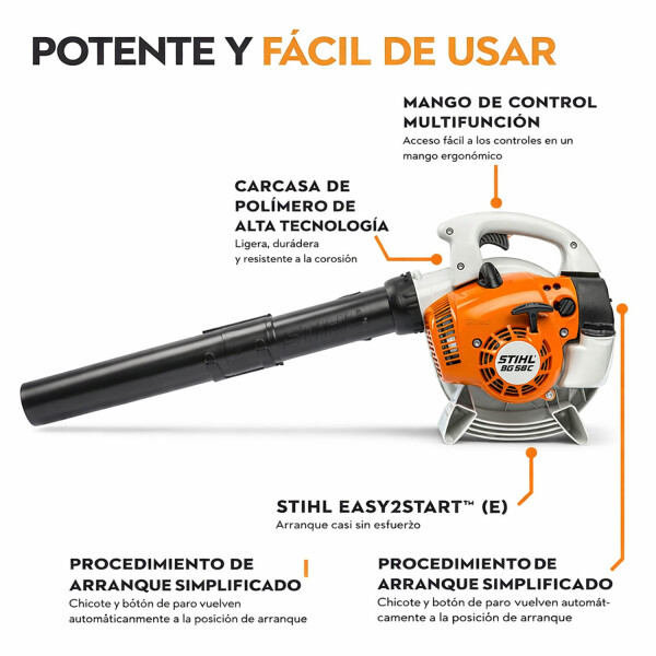 Soplador Stihl A Nafta Bg-56 C 27.2cc SOPLADOR A NAFTA STIHL BG-56 D