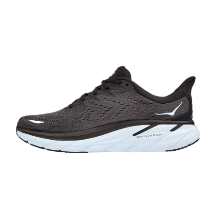 HOKA M CLIFTON 8 Dark Grey & White