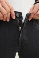 Jeans Skinny Fit "liam" Con Roturas Black Denim
