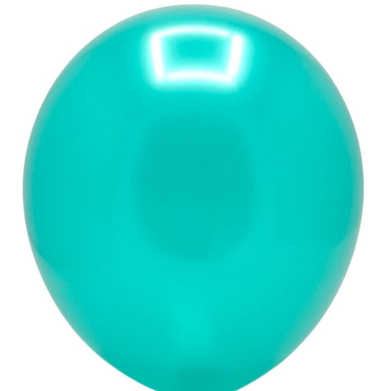 Globos X10 Tamaño R12 Verde Perlado
