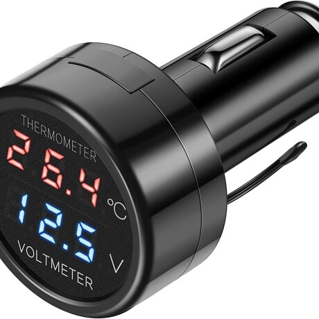 ACCESORIO INTERIOR - CARGADOR USB CON VOLTIMETRO DIGITAL Y TEMPERATURA WESTON ACCESORIO INTERIOR - CARGADOR USB CON VOLTIMETRO DIGITAL Y TEMPERATURA WESTON