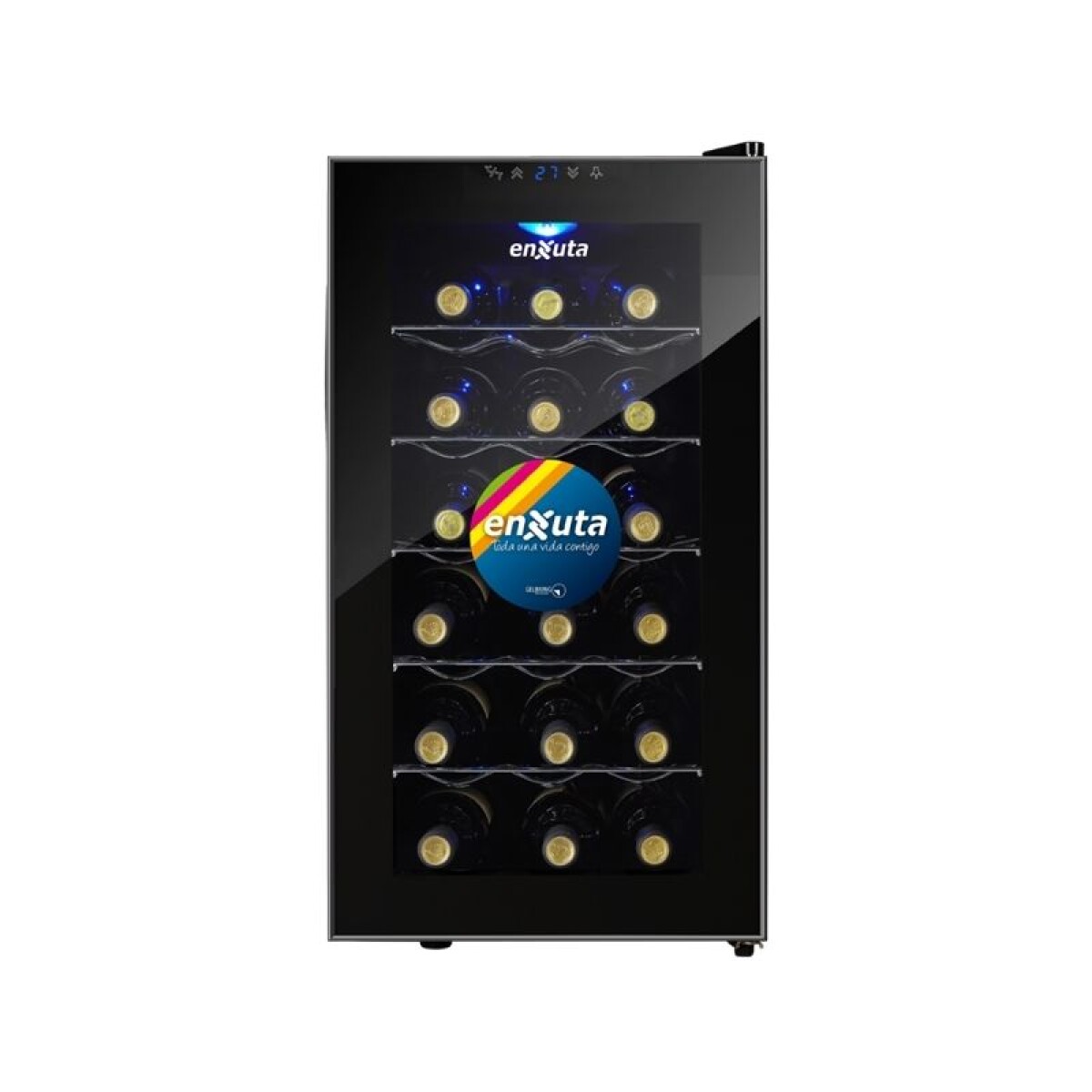 ENFRIADOR DE VINO ENXUTA EVENX3318 CAPACIDAD 18 BOTELLAS 