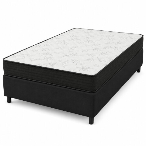 Sommier Completo Super Mega Reforzado 1 Plaza y Media 110×188x16 – Reversible – Hasta 130 kg