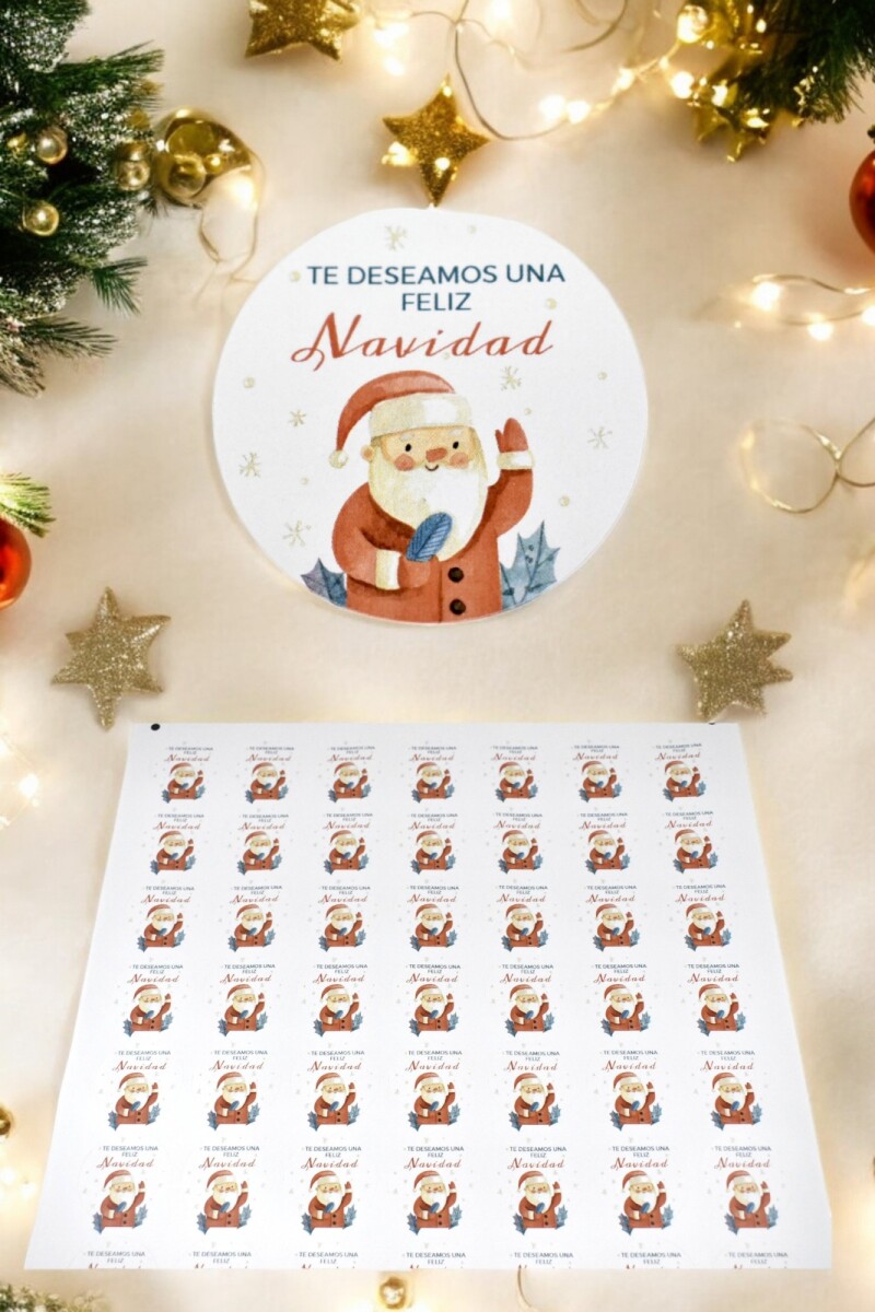Stickers navidad placha - DISEÑO 11 