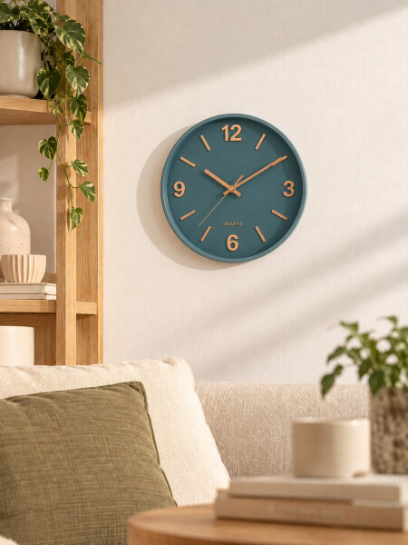 RELOJ DE PARED GRIS