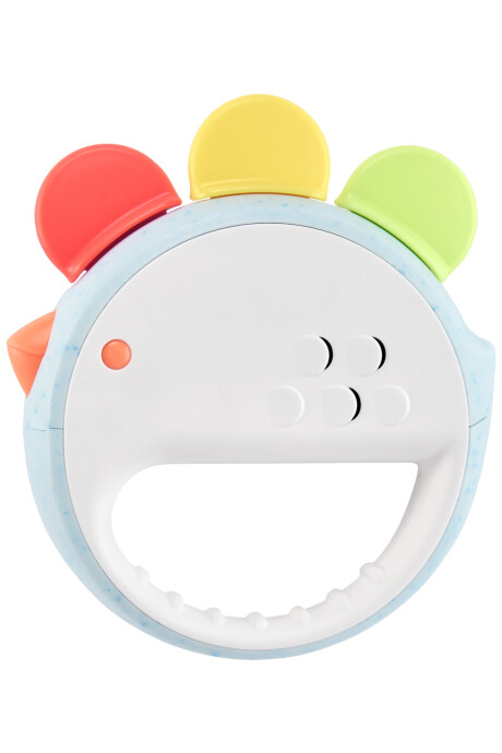 Pandereta teclado, diseño pollito Sin color