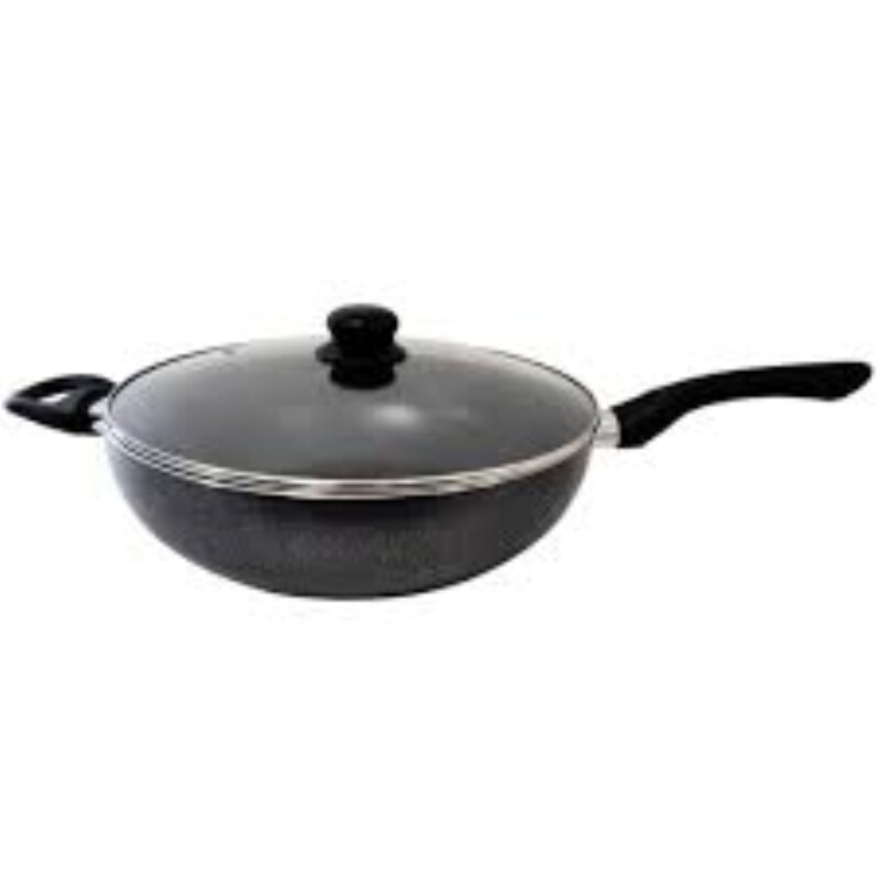 Sarten Wok Cuori Black C/tapa Sarten Wok Cuori Black C/tapa