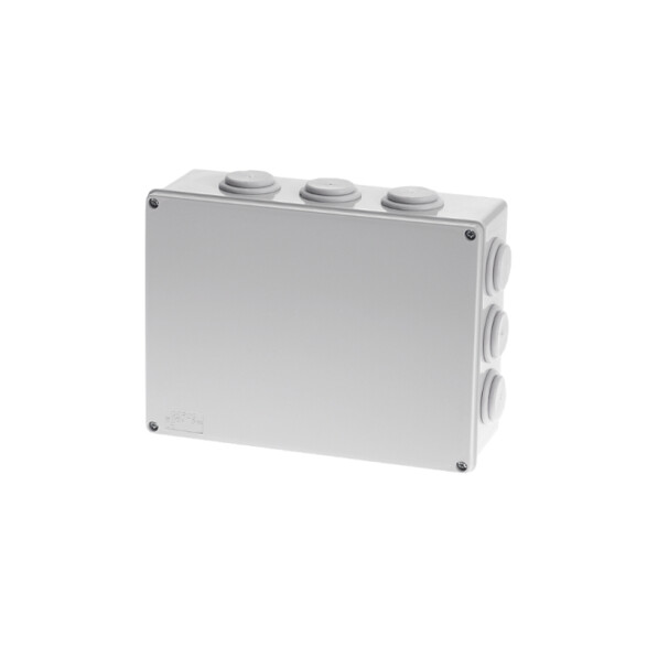 Caja estanca 12 salidas, adosar 240x190x90mm IP54 GR7064