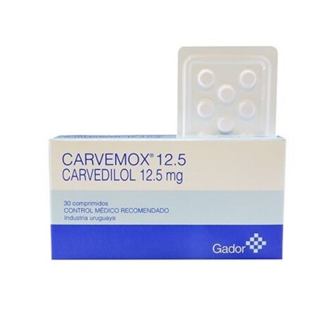 Carvemox 12,5mg x 30 COM Carvemox 12,5mg x 30 COM