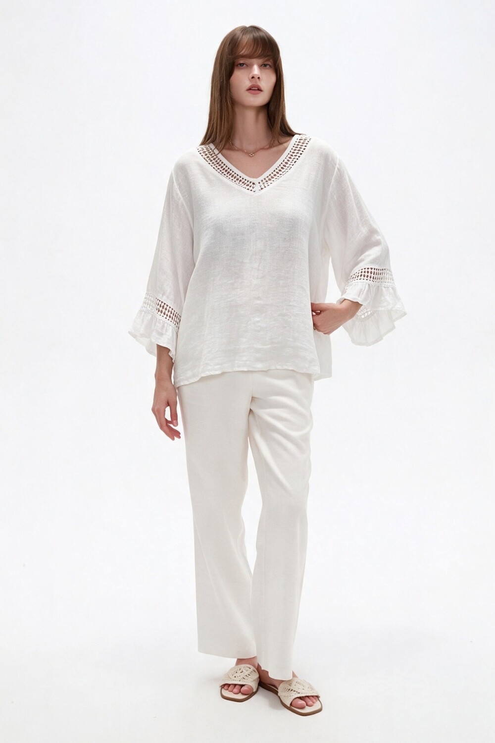 Blusa Yuio Marfil / Off White