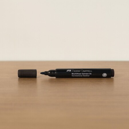 MARCADOR PERMANENTE FABER CASTELL NEGRO NEGRO