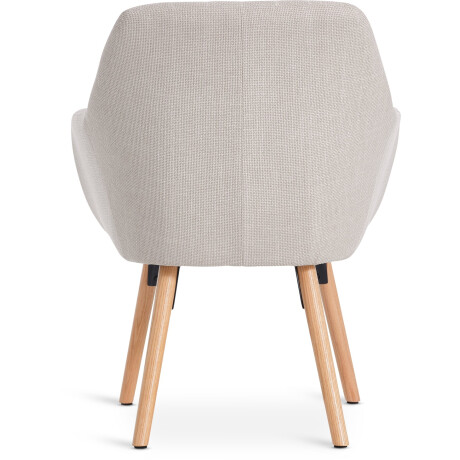 Sillón UDSBJERG tela 1 cuerpo beige/roble Arena