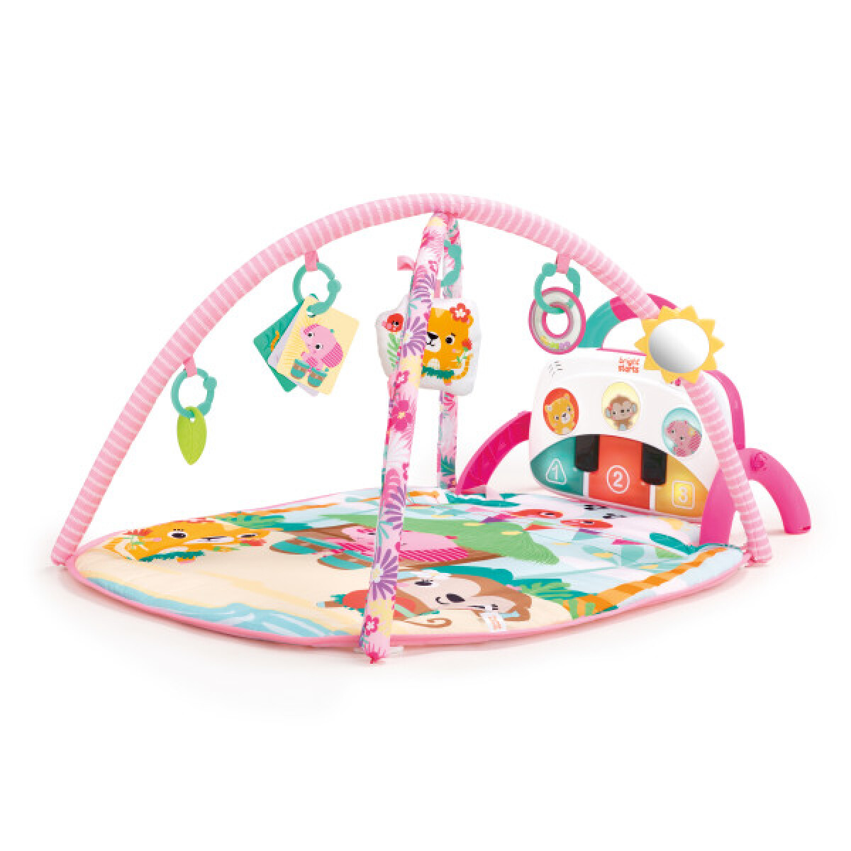 Gimnasio Piano & Drum 4 in 1 Floral, Bright Starts 