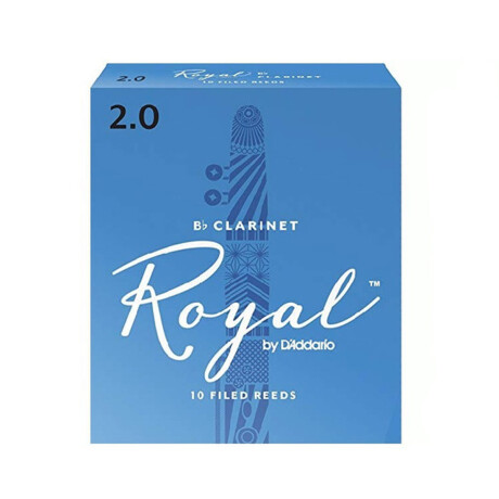 Caña Rico Royal Rcb1020 Nro.2 Para Clarinete P/ Unidad Caña Rico Royal Rcb1020 Nro.2 Para Clarinete P/ Unidad