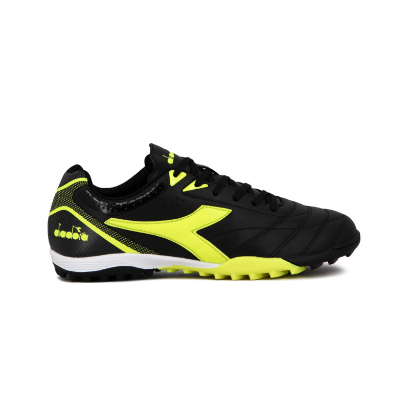 Diadora Futbol Tifosi TF Junior - Negro-Amarillo Fluor Negro-Amarillo Fluo