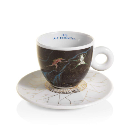 Set De 2 Tazas Para Cappuccino Biennale Illy Art Collection