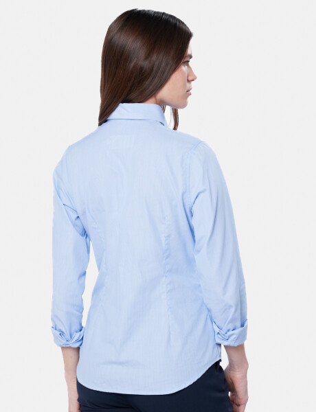 CAMISA ENTALLADA Azul