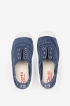 Zapatilla inglesa puntera tintado enzimático Azul