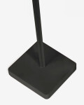 Lámpara de pie solar para exterior Dinesh de acero negro 120 cm Lámpara de pie solar para exterior Dinesh de acero negro 120 cm