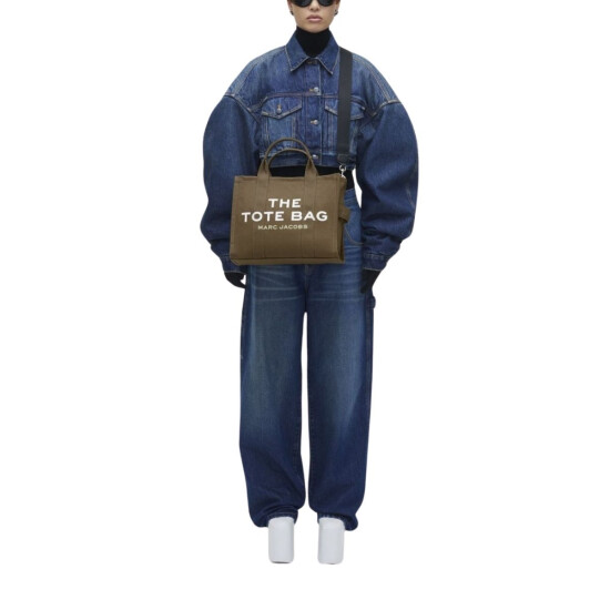 MARC JACOBS - THE MEDIUM TOTE,BLUE SHADOW Verde