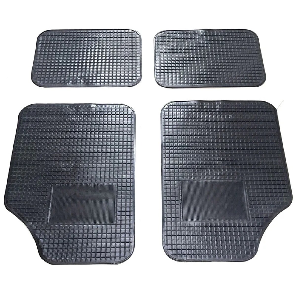 JUEGO DE ALFOMBRAS GOMA UNIVERSAL 4 PIEZAS 