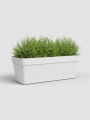 JARDINERA CAPRI CON PLATO BLANCA