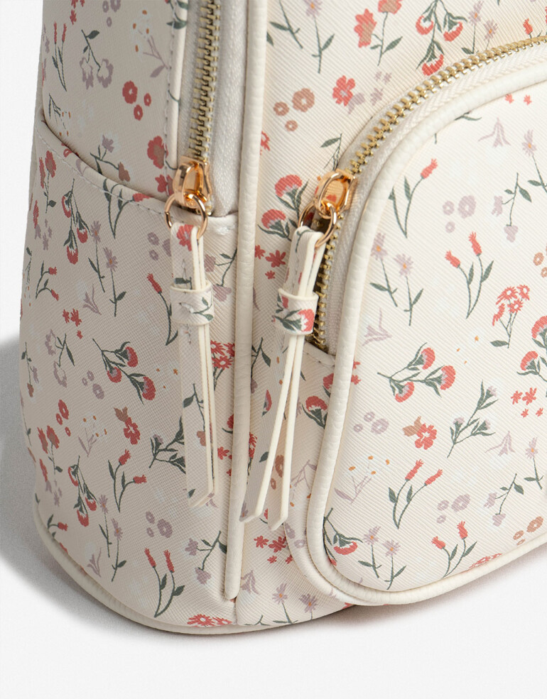 Mochilas Urbanas Basicos Mochila Urbana Flores - Estampado Flores
