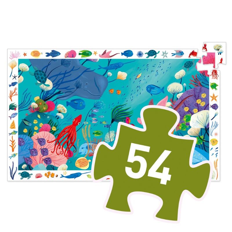 Puzzle de observación 54pcs Acuático