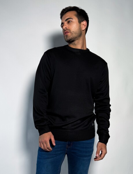 Sweater tejido Sigur Negro