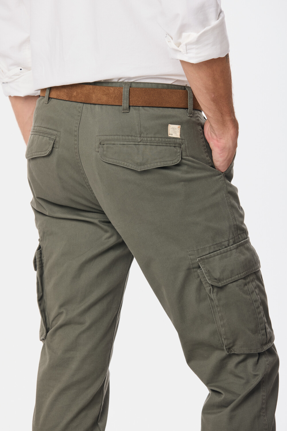 PANTALÓN CARGO Verde