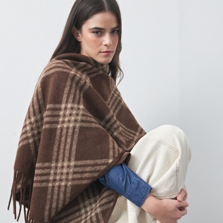 PONCHO HORIATIKI Chocolate