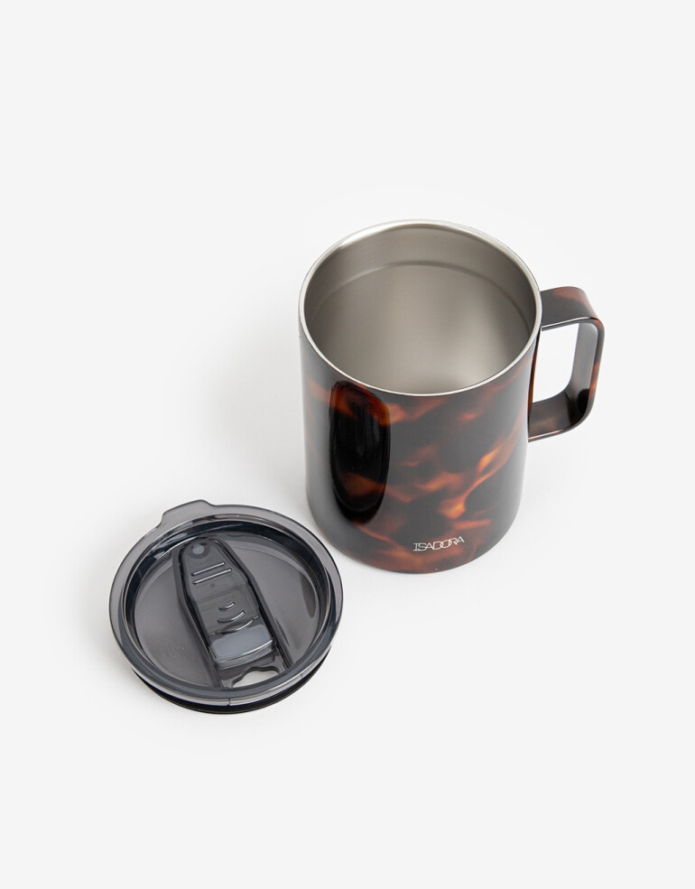 Artículos cocina Taza Metálica Con Estampa Carey - Combinacion Multicolor