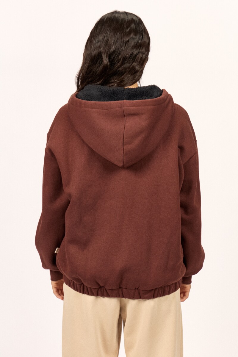 CANGURO NINETEEN SHERPA H-marron