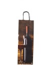 Bolsa fantasia luna 14x08x40 cm, para botella CAVA