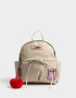 Mochilas Urbanas Glitter Mochila Charm Hello Kitty Kawaii - Blanco Crudo