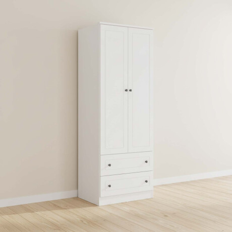 PLACARD 2 PUERTAS MDF BLANCO AMERICANO PLUS