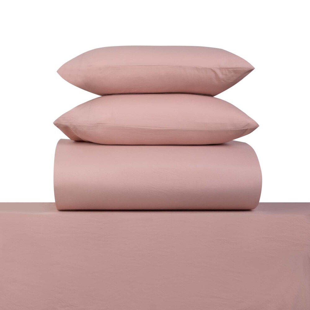 JUEGO DE SABANAS QUEEN POLIESTER PREWASHED