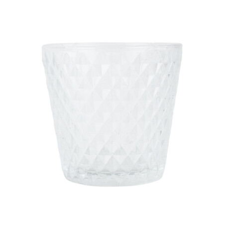Set de 6 vasos de vidrio labrados Set de 6 vasos de vidrio labrados