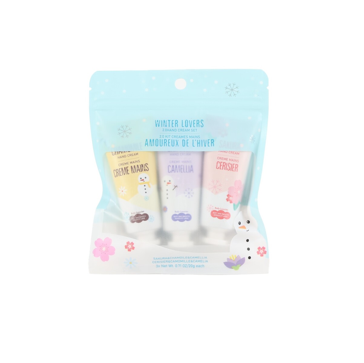 Pack cremas florales 3pcs 