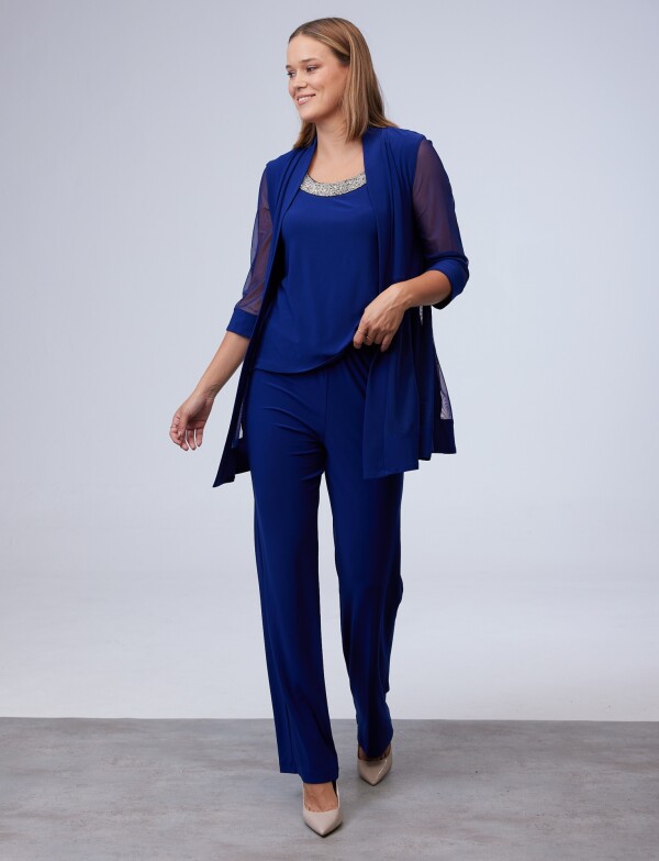 Set Blusa, Pantalón & Chaqueta AZUL