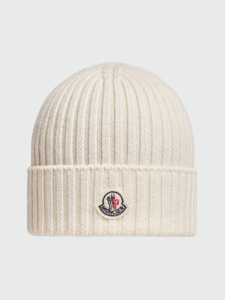 Moncler - Gorro de lana Berretto Beige