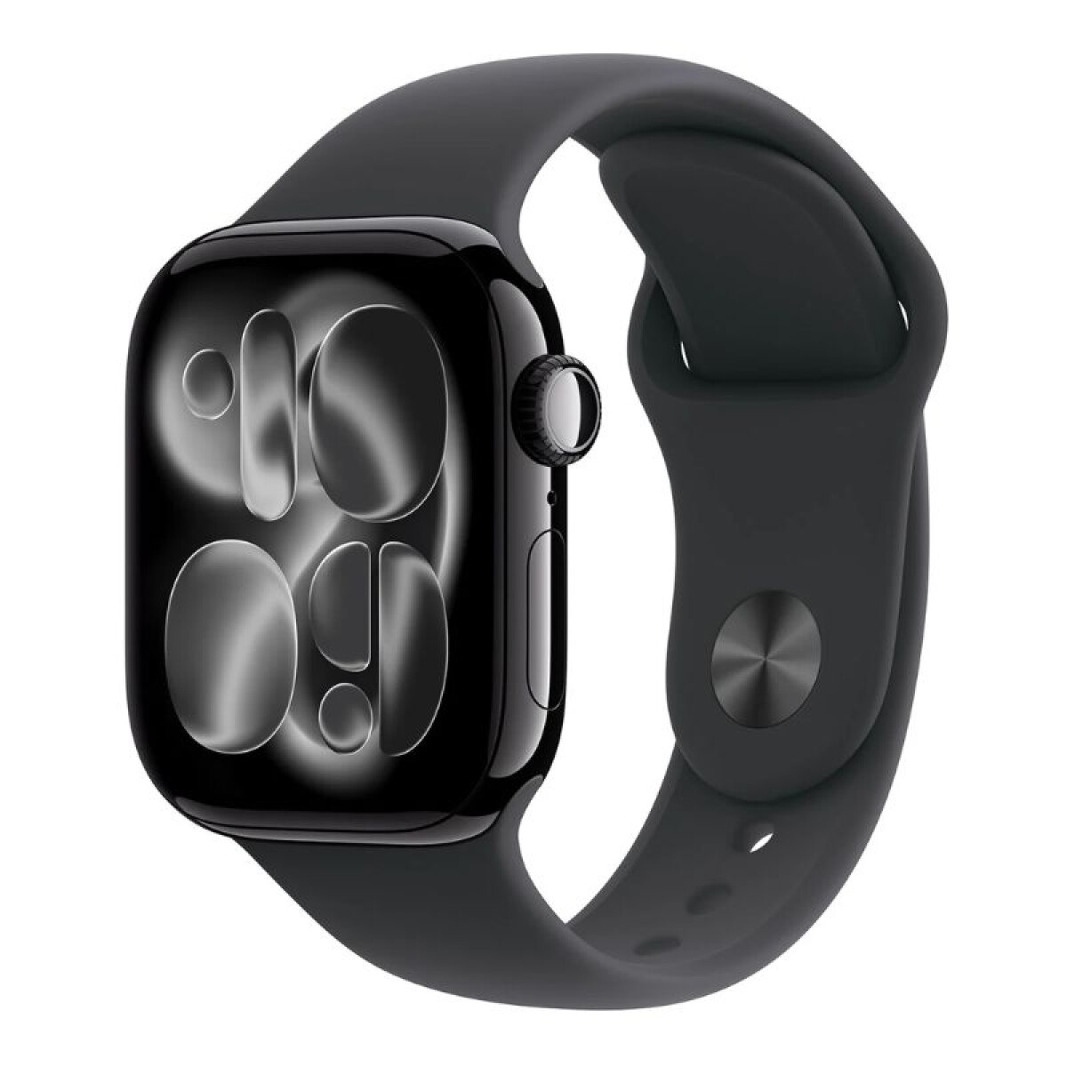 Apple Watch Series 11 42mm Jet Black Al Black Sport Band M/L MEQU4LW/A 