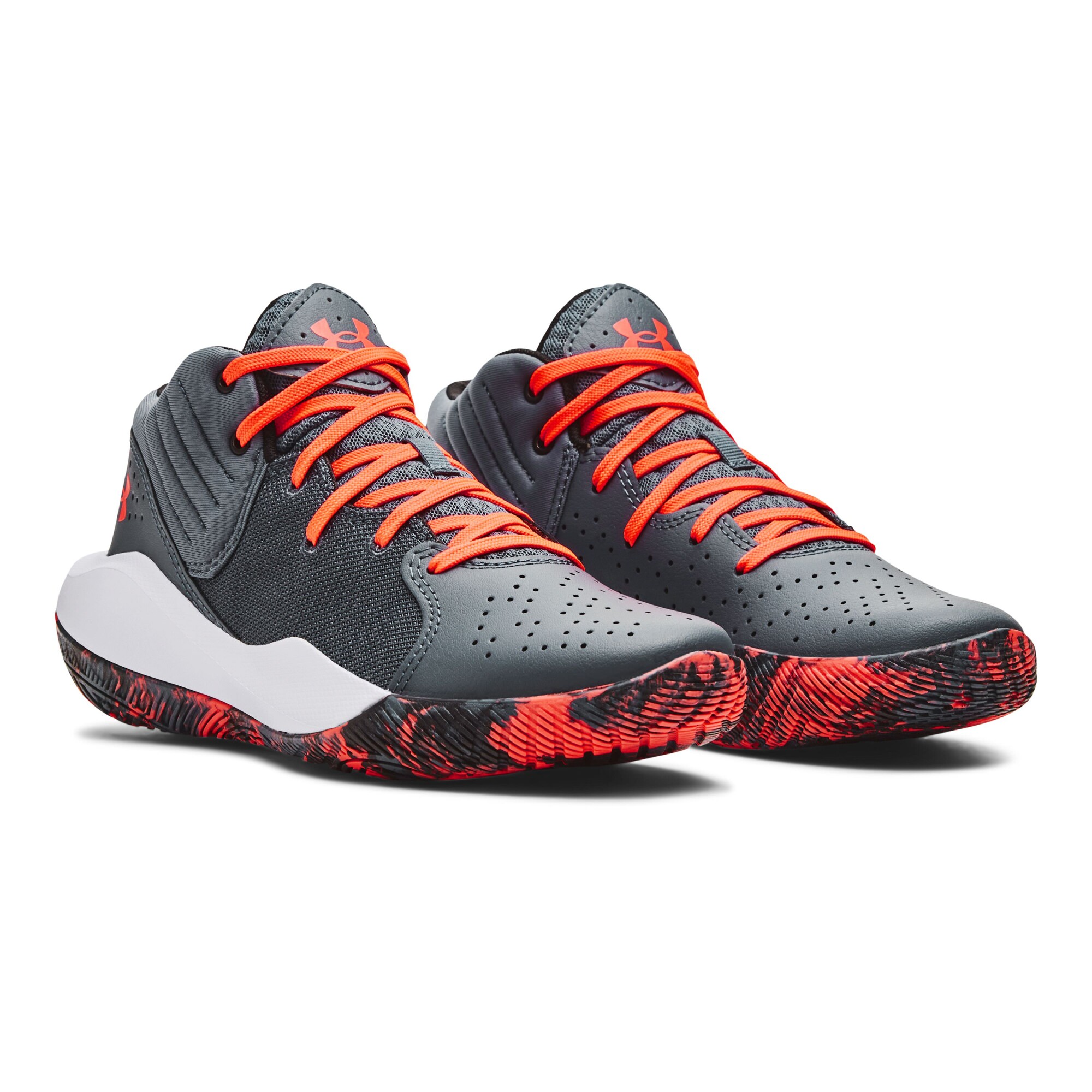 Championes Unisex Under Armour GS JET 21 Gris Negro Stadium Sport