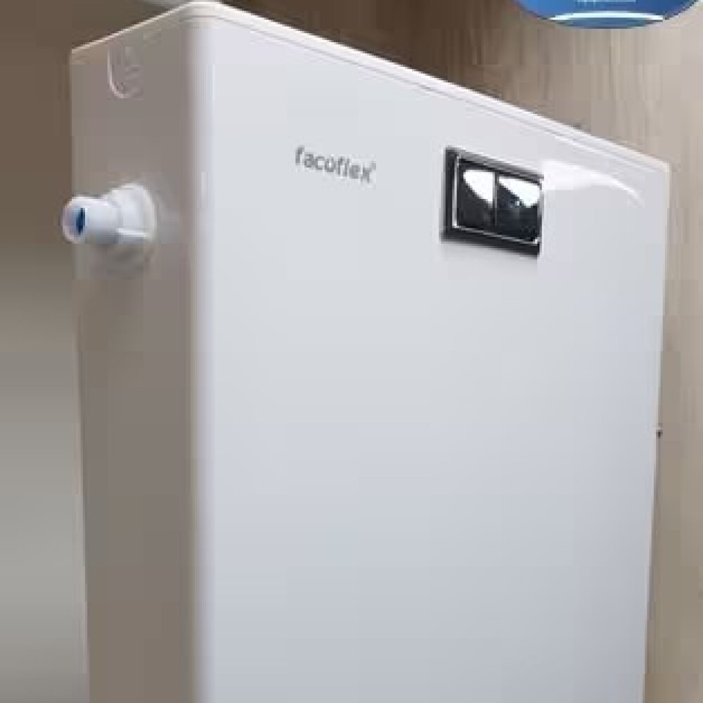 Cisterna doble descarga Facoflex blanca botón frontal Cisterna Doble Descarga Facoflex Blanca Botón Frontal